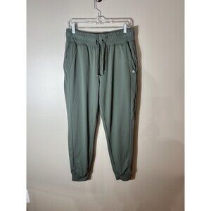 G Gradual Women's Joggers Pants with Zipper Pockets High Sage Green Large